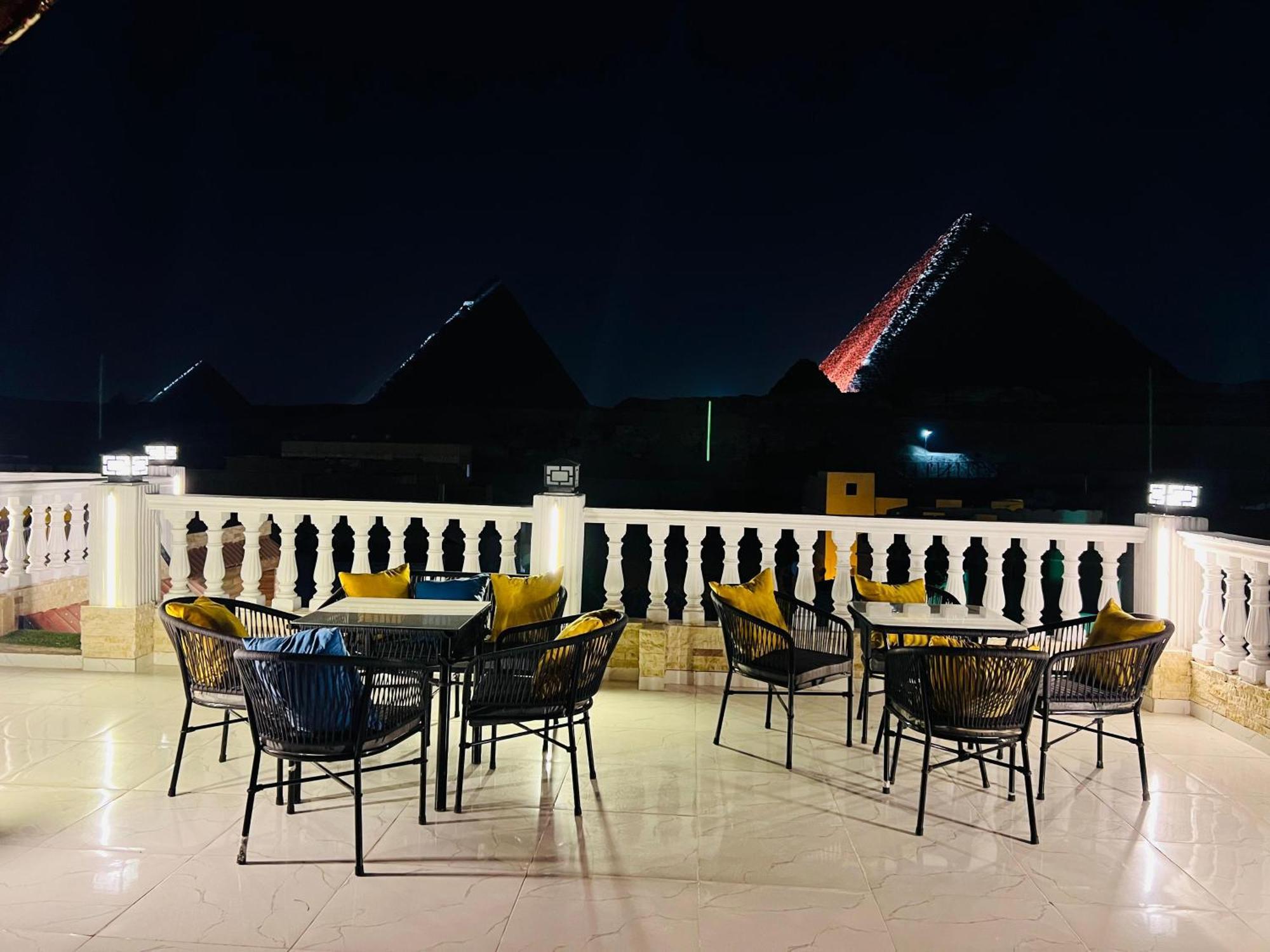 New Scarab Pyramids View Hotel Kafrat al Jabal Bagian luar foto