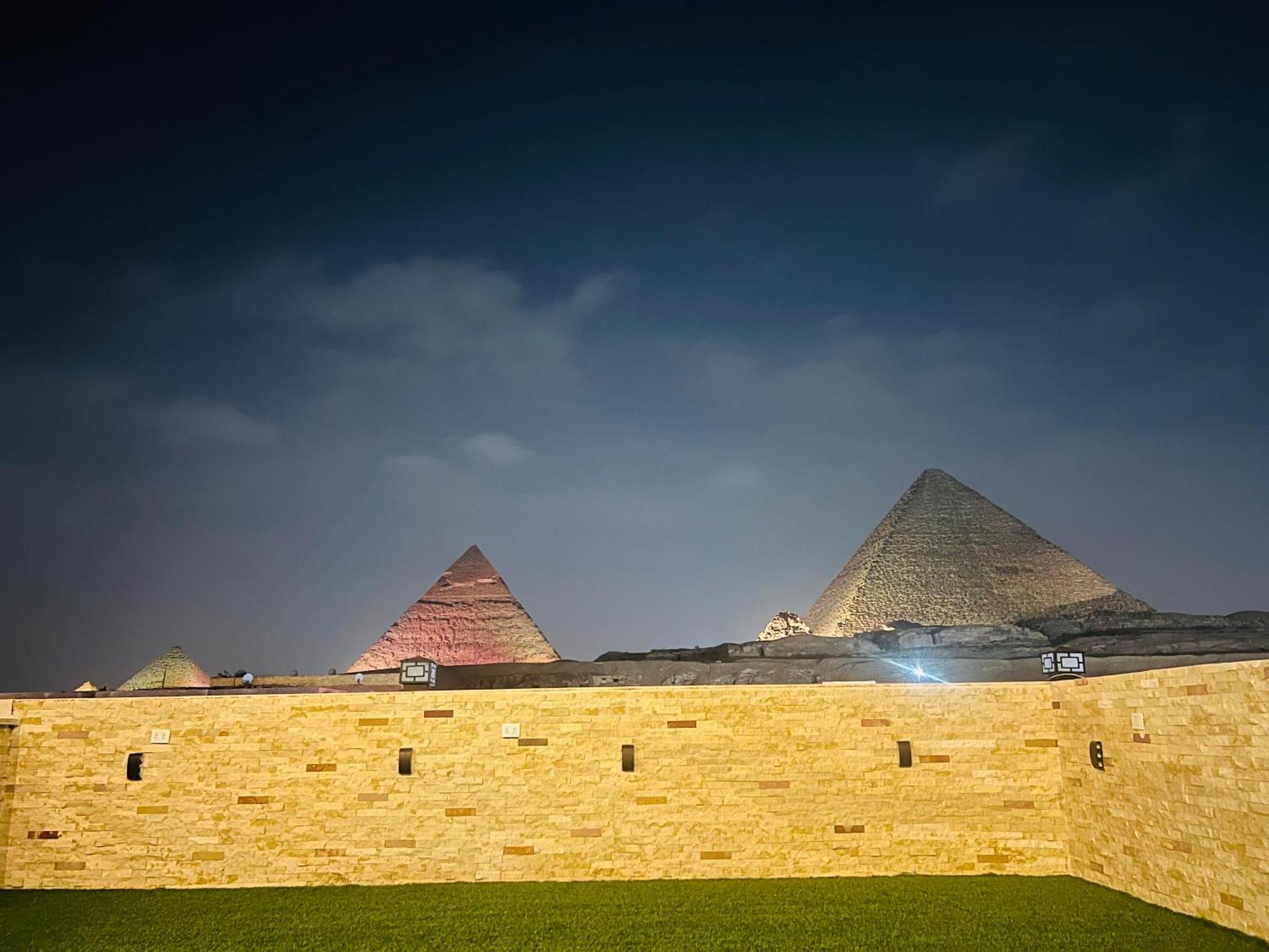 New Scarab Pyramids View Hotel Kafrat al Jabal Bagian luar foto