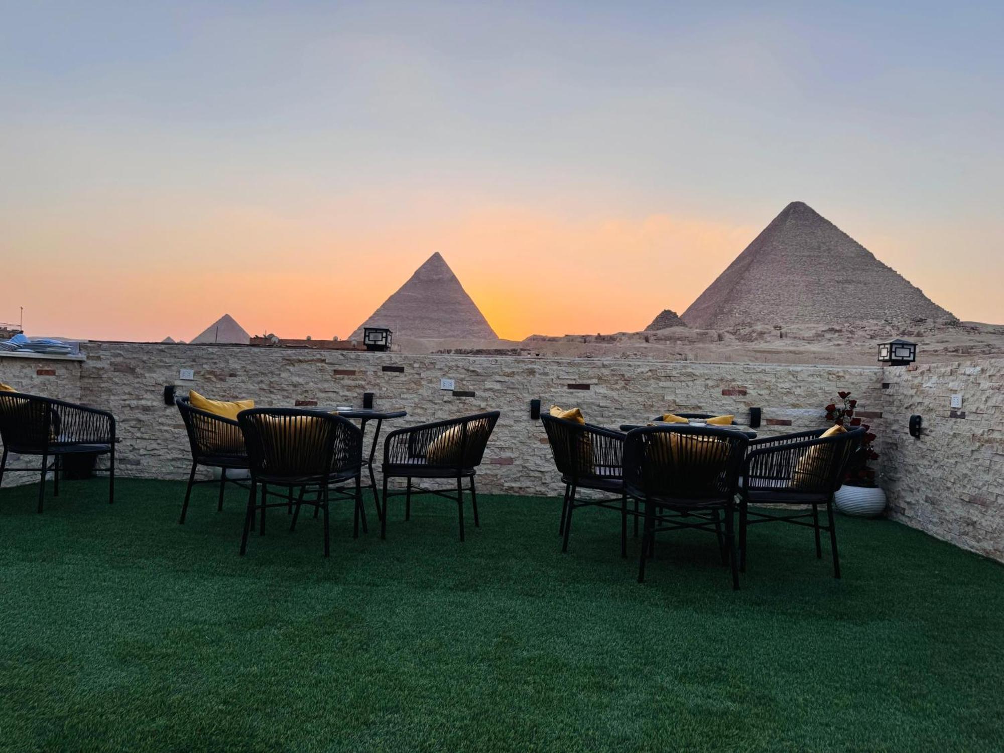 New Scarab Pyramids View Hotel Kafrat al Jabal Bagian luar foto