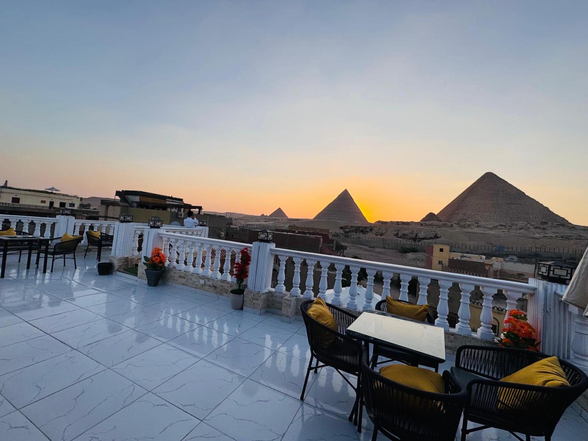 New Scarab Pyramids View Hotel Kafrat al Jabal Bagian luar foto