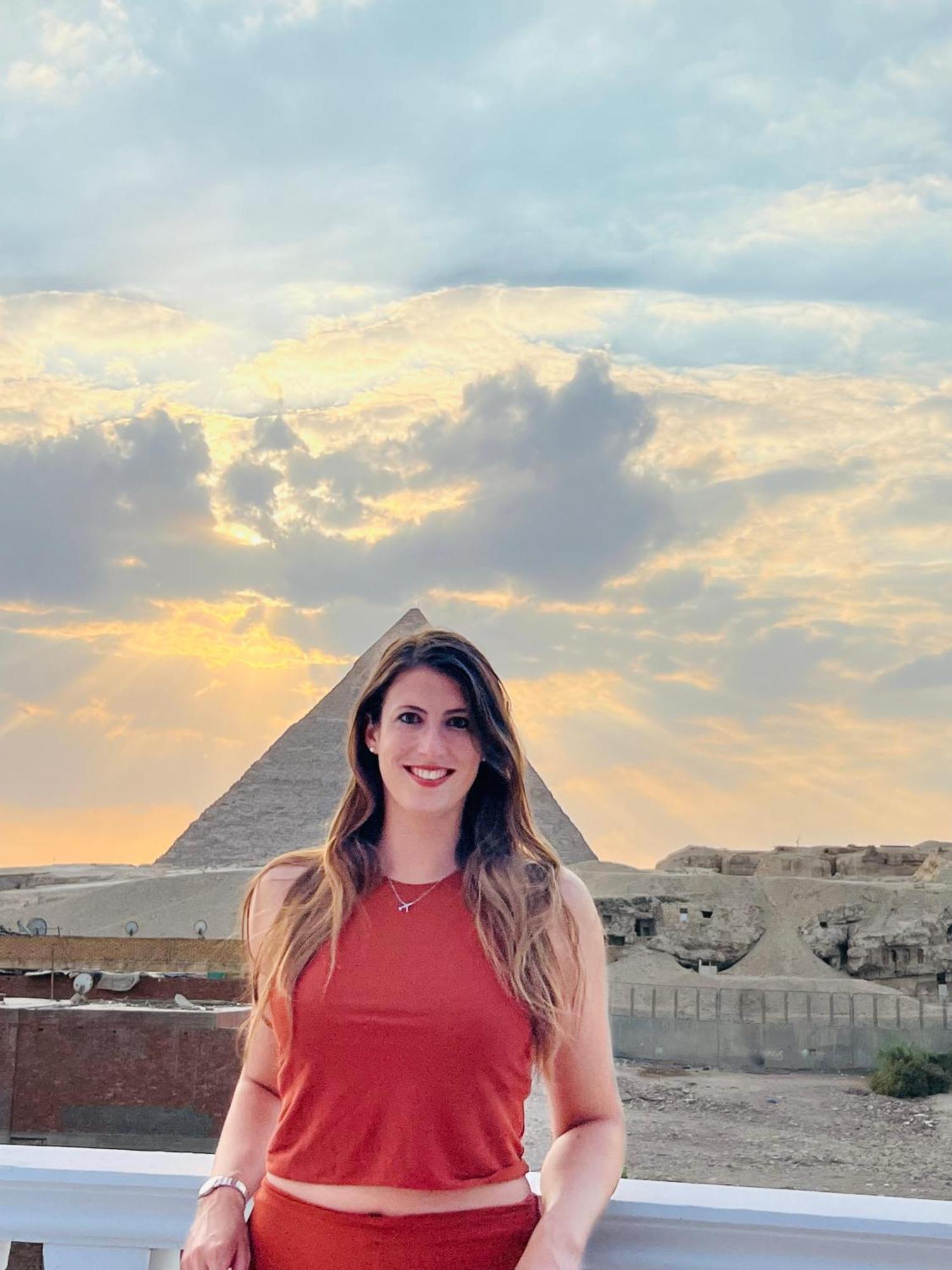 New Scarab Pyramids View Hotel Kafrat al Jabal Bagian luar foto