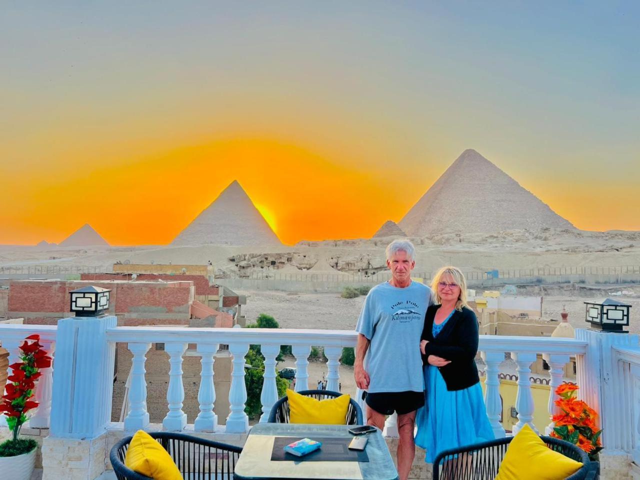 New Scarab Pyramids View Hotel Kafrat al Jabal Bagian luar foto
