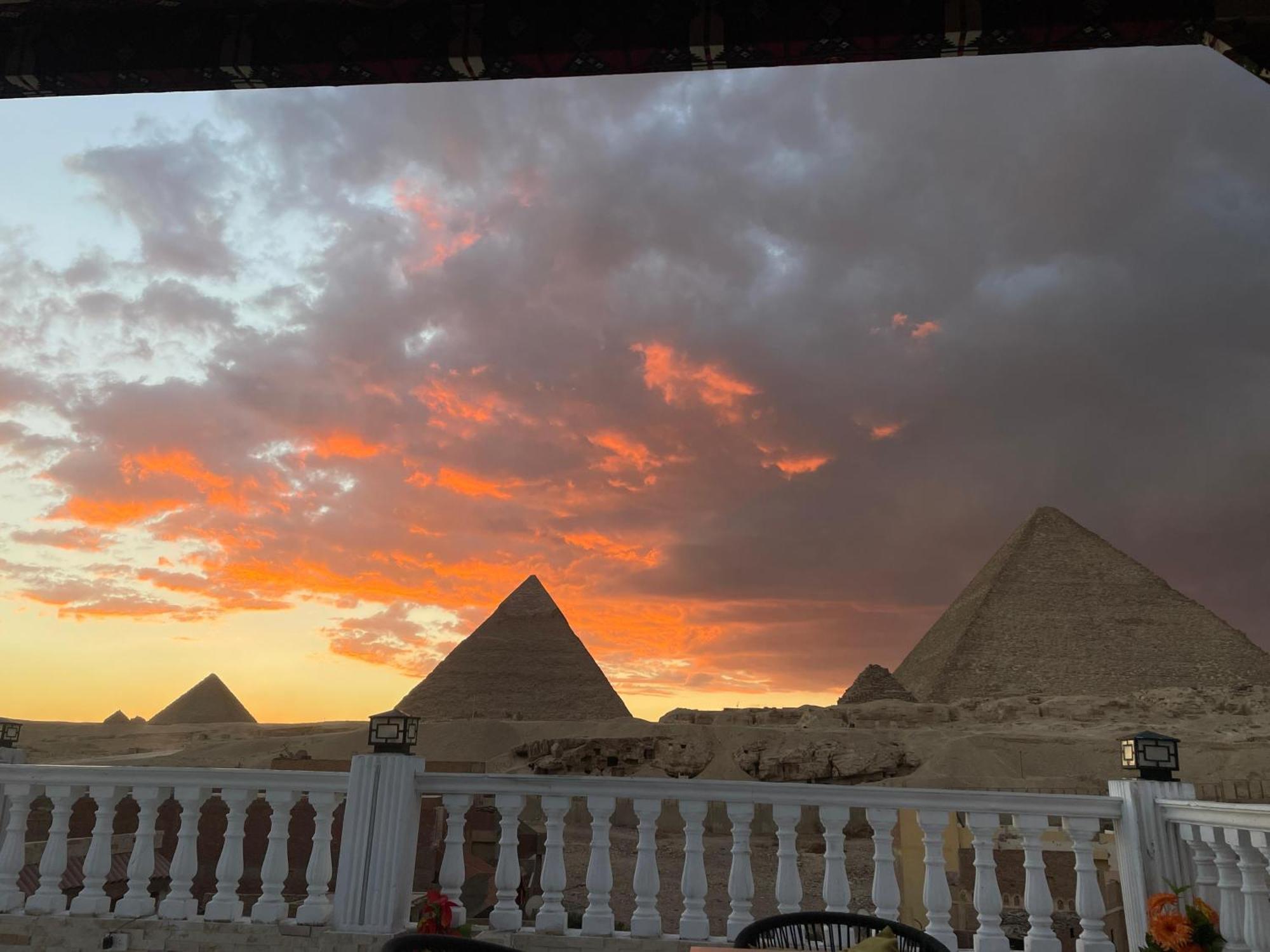 New Scarab Pyramids View Hotel Kafrat al Jabal Bagian luar foto